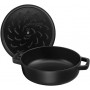 STAUB CHISTERA TEGAME 28 CM NERO