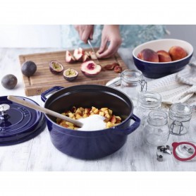 STAUB COCOTTE BLU SCURO 24CM