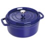 STAUB COCOTTE BLU SCURO 24CM