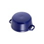 STAUB COCOTTE BLU SCURO 24CM