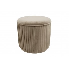 POUF CONTENITORE MOD.LEON BEIGE