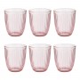 BORMIOLI SET 6BICCHIERI ACQUA LILAC ROSE