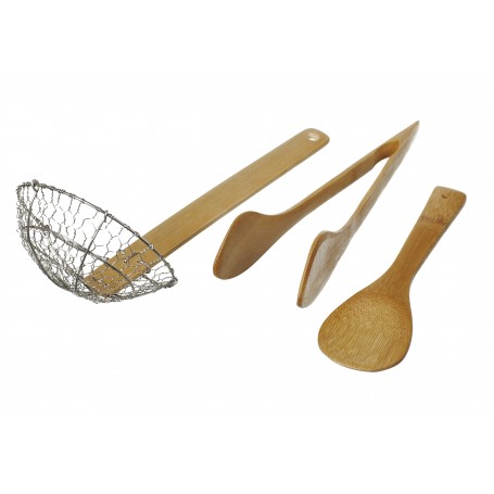 SET 3 UTENSILI IN BAMBOO