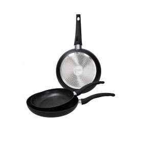 TOGNANA SET 3 PADELLE ROCK IN BLACK