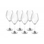 SET 6 CALICI IN VETRO VINI NOBILI 47CL