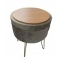 SGABELLO CONTENITORE MOD.ORLANDO BEIGE