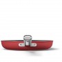 SMEG PADELLA ANTIADERENTE 30CM ROSSO