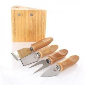 SET 4 COLTELLI SU LEGNO LAGUIOLE