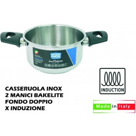 NATURA CASSERUOLA INOX 22CM