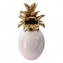 ANANAS DECORATIVO BIANCO LUCIDO H27CM