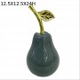 PERA DECORATIVA GRIGIO LUCIDO H24CM