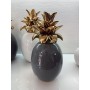 ANANAS DECORATIVO GRIGIO LUCIDO H27CM