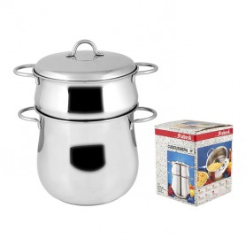 COUSCUSSIERA-VAPORIERA ACCIAIO 22 CM