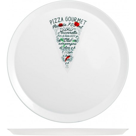 BORMIOLI PIATTO PIZZA 33,5CM DEC. FETTA