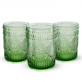 SET 3 BICCHIERI IMPERIAL VERDE 300CC