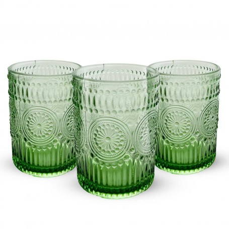 SET 3 BICCHIERI IMPERIAL VERDE 300CC