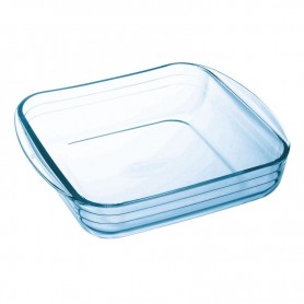 TEGLIA IN VETRO QUADRATA 25*25CM