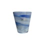 SET 6 BICCHIERI VETRO DI MURANO BLU