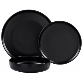 SERV. PIATTI 18PZ SKANDIK NERO