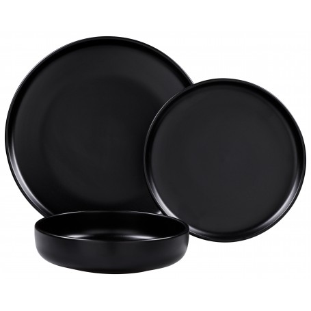 SERV. PIATTI 18PZ SKANDIK NERO