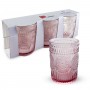 SET 3 BICCHIERI IMPERIAL ROSA 300CC