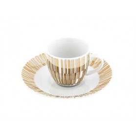 SERVIZIO CAFFE' CURRY BRONZO 12 PZ.