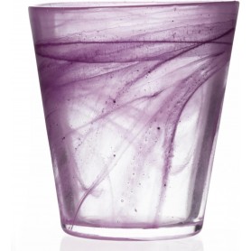 VDE SET 6BICCHIERI ALABASTRO VIOLA 250ML