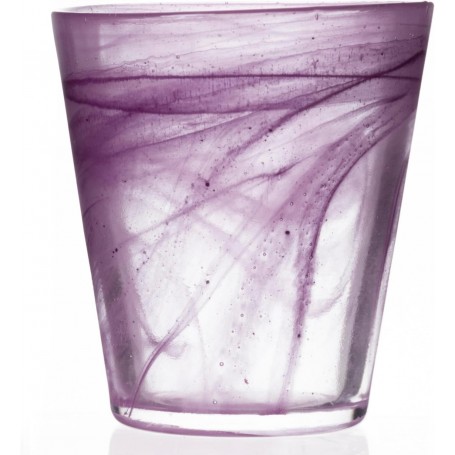 VDE SET 6BICCHIERI ALABASTRO VIOLA 250ML