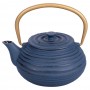 VDE TEIERA IN GHISA 600ML BLU MANICO ORO