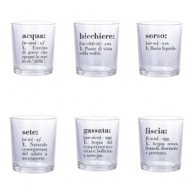 VDE SET 6 BICCHIERI VICTIONARY 360ML