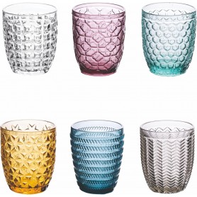 VDE SET 6 BICCHIERI GEOMETRIE 320ML