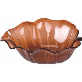 VDE INSALATIERA FOGLIA 32*29CM AMBRA
