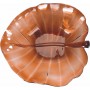 VDE INSALATIERA FOGLIA 32*29CM AMBRA