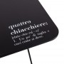 VDE SET TAVOLO CON SEDIE NERO METALLO