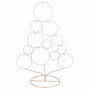 ALBERO IN METALLO 50CM CHAMPAGNE XMAS