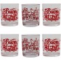SET 6 BICCHIERI ACQUA BUON NATALE