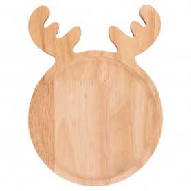 PIATTO IN LEGNO ROTONDO 16*22 RENNA