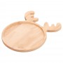 PIATTO IN LEGNO ROTONDO 16*22 RENNA