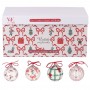 VDE SET 16 PALLINE NATALE CON I FIOCCHI