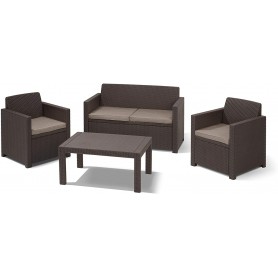 MERANO LOUNGE SET COLORE MARRONE