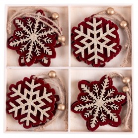 SET 8 APPENDINI FIOCCO DI NEVE CHIC