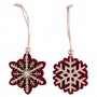 SET 8 APPENDINI FIOCCO DI NEVE CHIC
