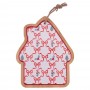 TAGLIERE CASETTA NATALE CON I FIOCCHI