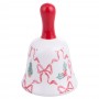 CAMPANELLA CERAMICA NATALE CON I FIOCCHI