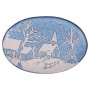 PIATTO DA PORTATA 32,5*22CM DEC. CASUALE