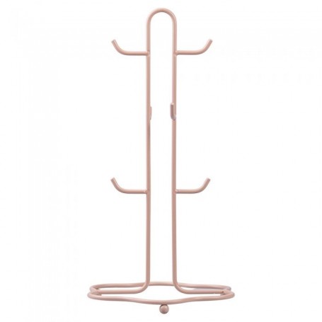 PORTA MUG 6 GANCI FLOWER MOCHA MOUSSE