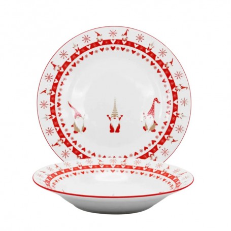 SET PIATTI 12 PZ FIABA DI NATALE