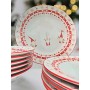 SET PIATTI 12 PZ FIABA DI NATALE
