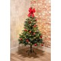 ALBERO DI NATALE NEVE 120 CM 280 PUNTE