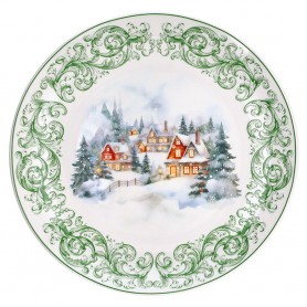 PIATTO PANETTONE 30 CM WINTER'S DREAM